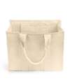 BR202 Brand Lab Canvas Wrap Tote Bag Natural/Natural colour image